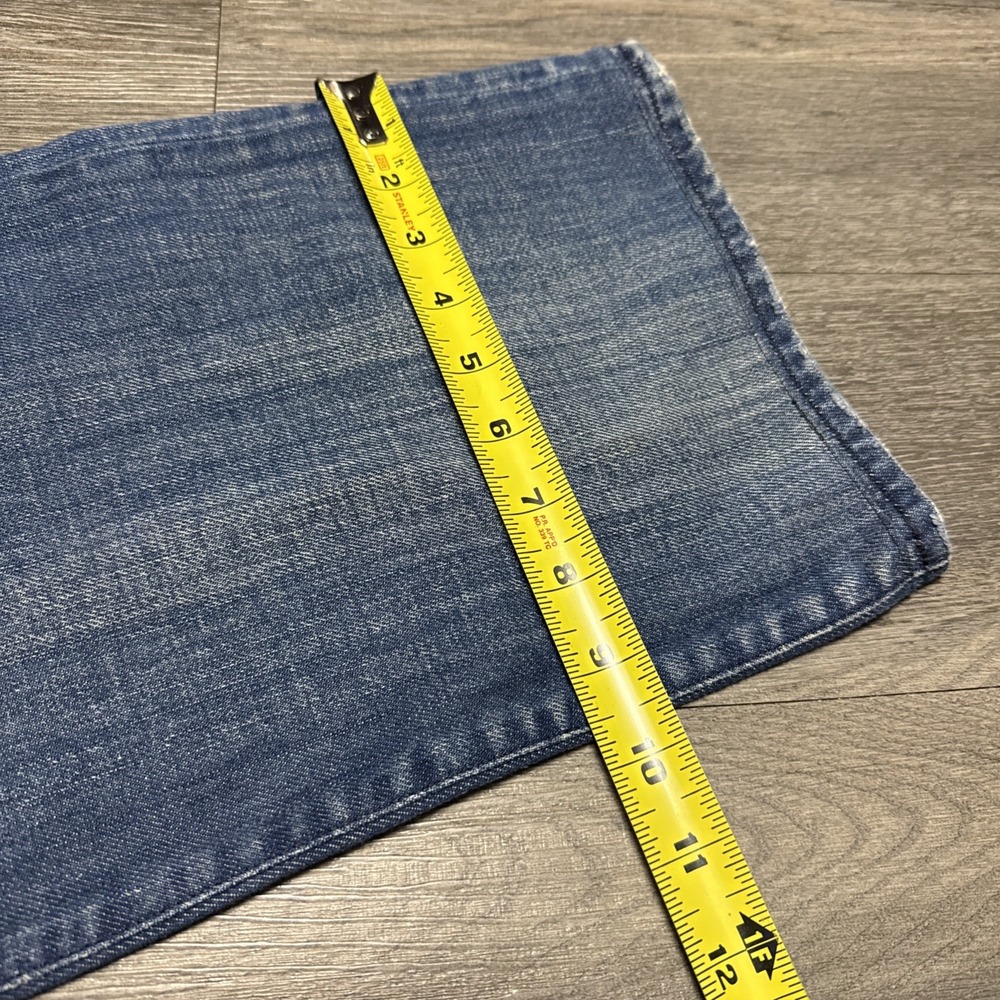 Vintage Diesel Jeans Mens 38x30 Blue Kratt Straight Button Fly Made Italy Baggy - Picture 9 of 9